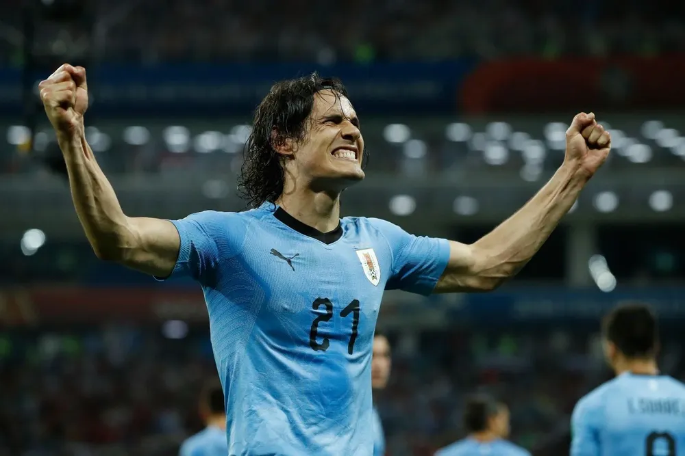 Cavani en el Mundial de Rusia 2018