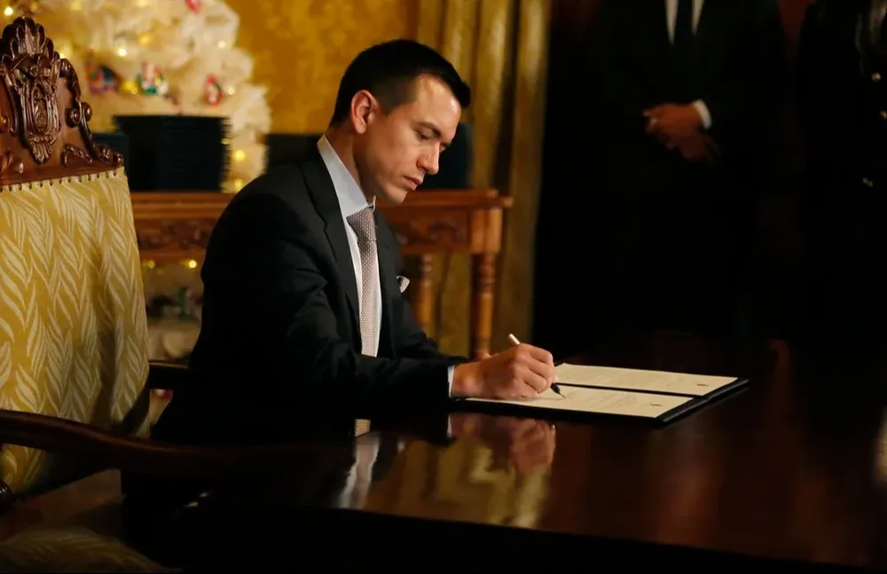 El presidente Daniel Noboa declaró en enero el estado de “conflicto armado interno” contra el narcotráfico.