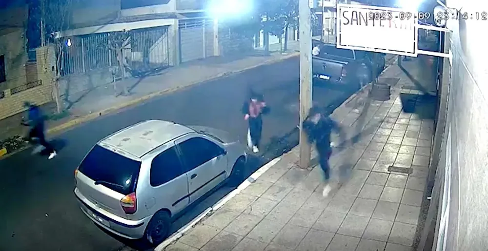 Asalto y tiroteo en San Justo