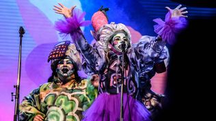 Concurso de carnaval: Majo Gardiol, de La Margarita, en el Teatro de Verano en 2025.