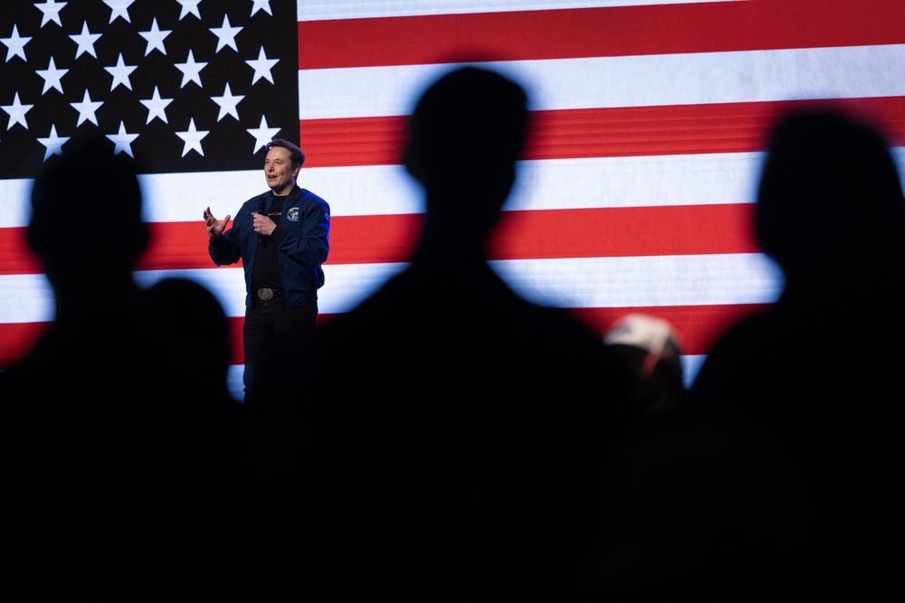 Musk habla durante un acto en Wisconsin, el fin de semana.