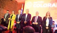 Los seis precandidato del Partido Colorado en homanaje a José Batlle y Ordóñez