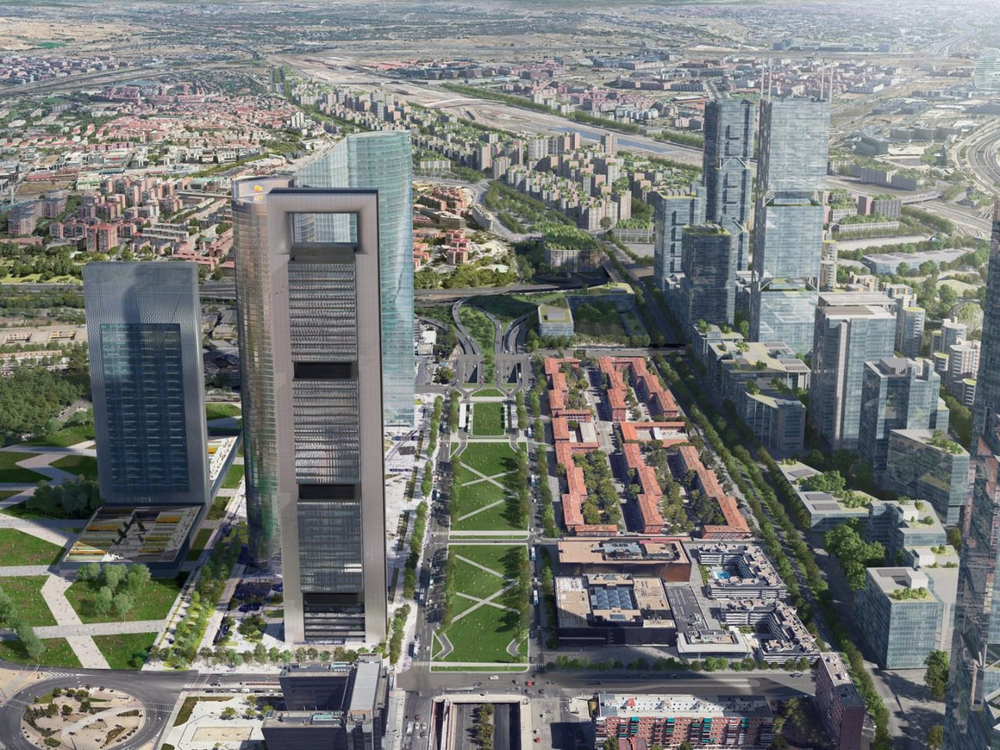 Cómo quedaría el Paseo de la Castellana soterrado.