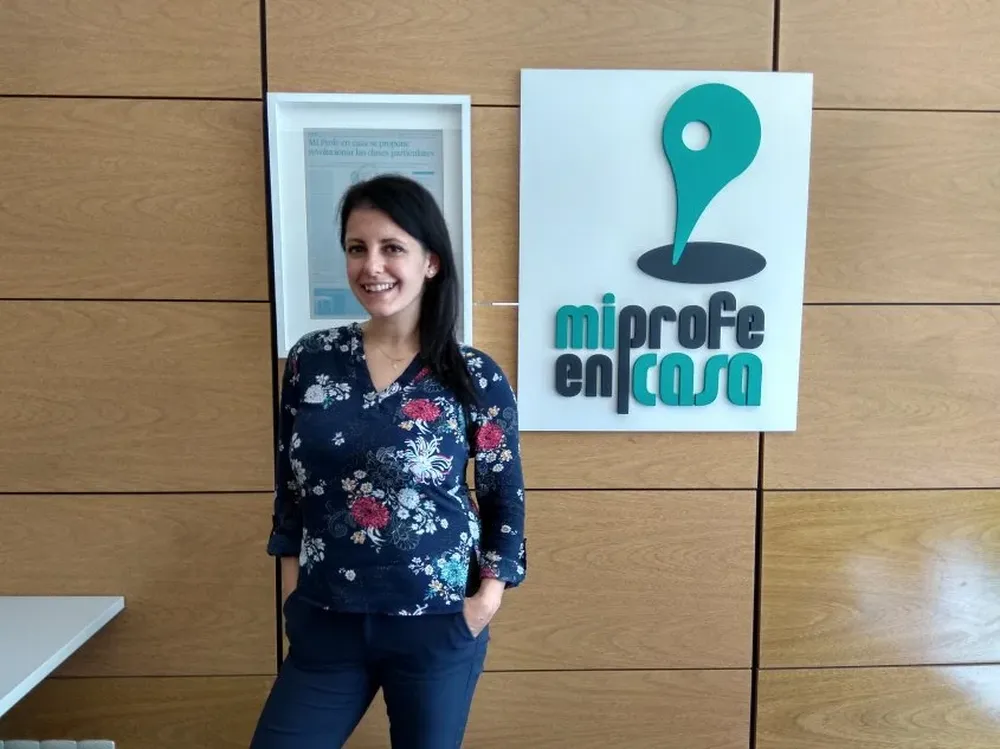 Claudia Martínez, fundadora de Mi profe en casa
