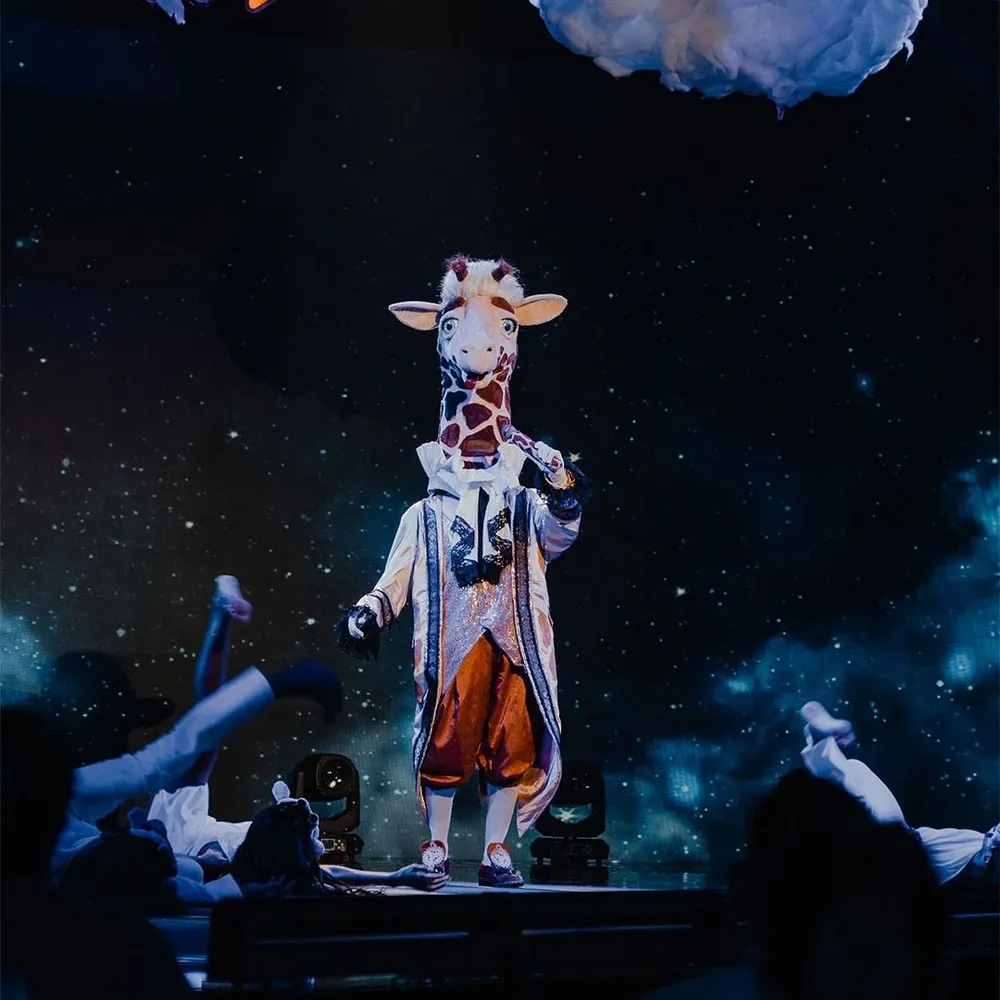 Jirafa, el personaje revelado de Quién es la máscara de Canal 12 del último jueves