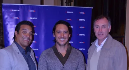 Dr. Osvaldo Barrios; Lic. Fabian Chirigliano; Gonzalo Halty