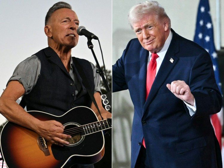 Bruce Springsteen y Donald Trump&nbsp;