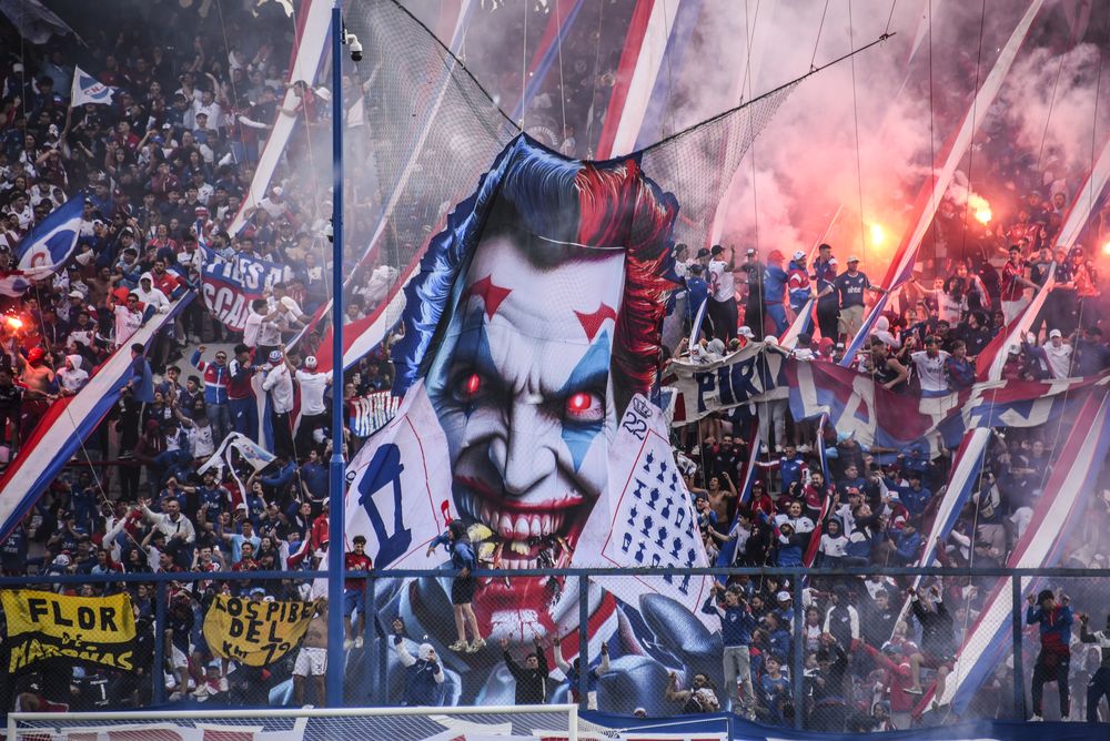 El Guasón en la hinchada de Nacional&nbsp;