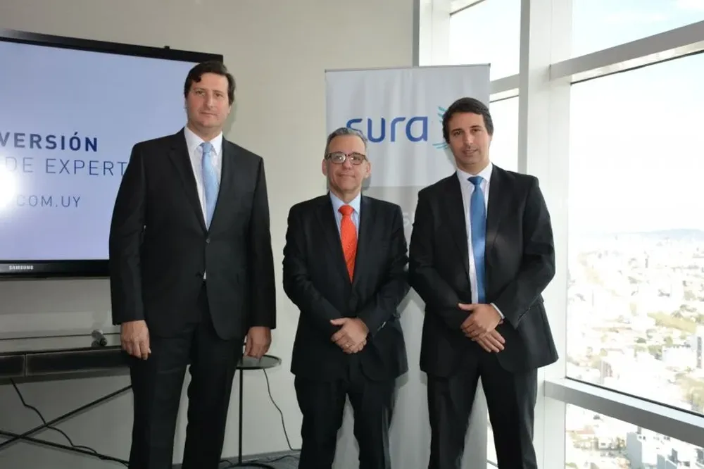 Gonzalo Falcone, Axel Christensen y Gerardo Ameigenda