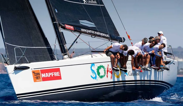 El barco Teatro del Soho-Alta Vista ganador de la Copa del Rey Mapfre de Vela