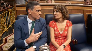 Pedro Sánchez y María Jesús Montero