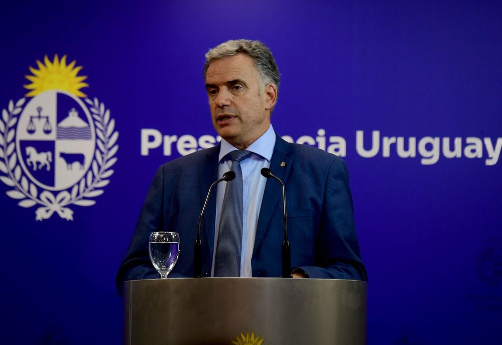 El presidente Yamandú Orsi da una conferencia el lunes 29 de setiembre tras el atentado a la fiscal Mónica Ferrero