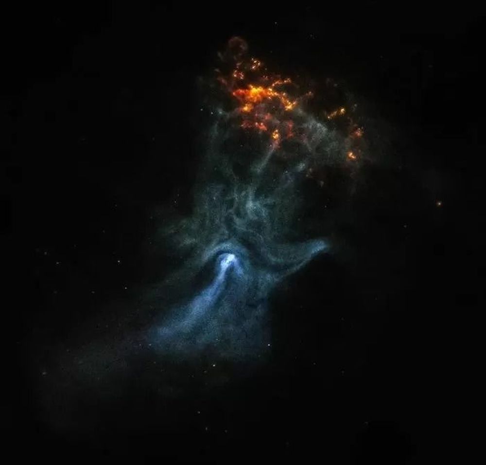 La Mano de Dios descubierta por la NASA es una nebulosa galáctica