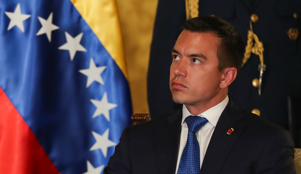 Presidente de Ecuador Daniel Noboa