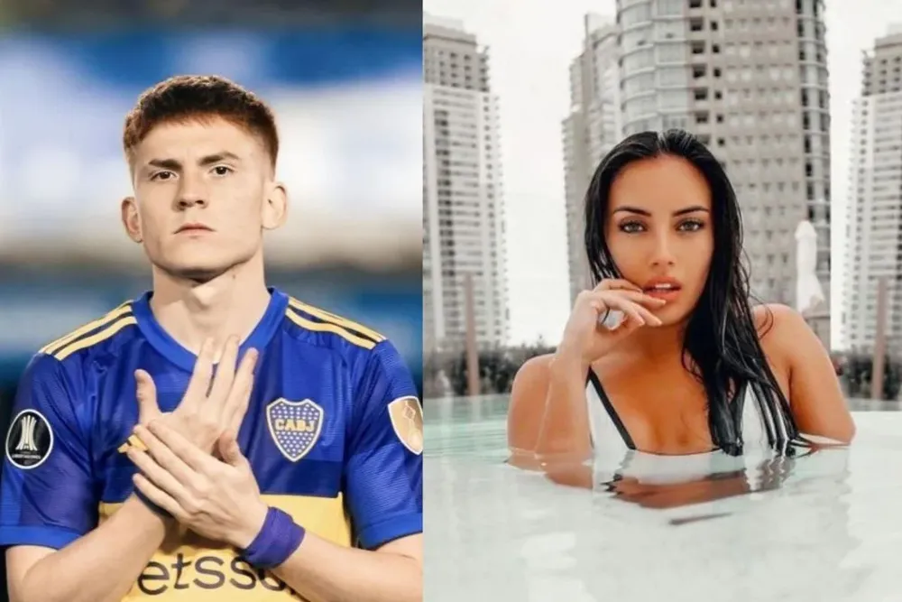 El futbolista de Boca confirmó su relación con la modelo
