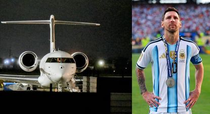 Lionel Messi llegó a Rosario