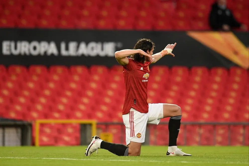 El festejo del Matador tras su gol frente a Granada