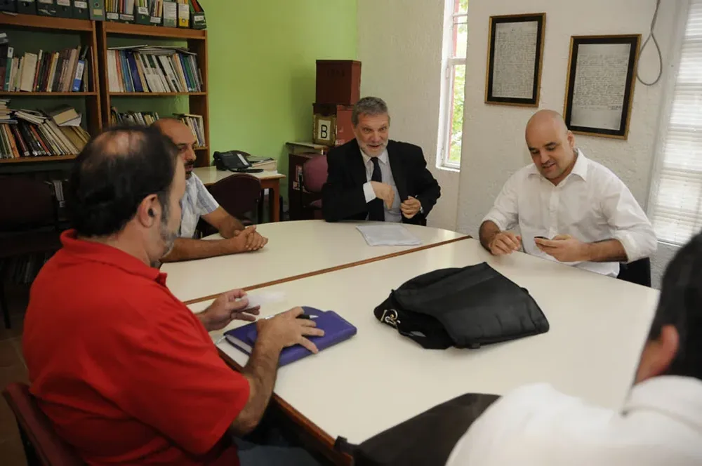 Kreimerman y Torres visitaron la sede del PIT-CNT