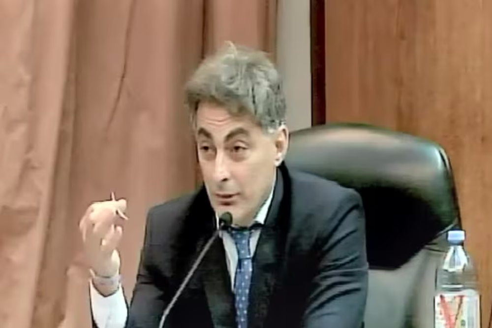 Diego Carbone declarando en el juicio por el ataque a Cristina Kirchner