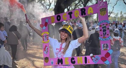 El festejo del recibimiento de Mechi Carrau, la pareja de Maxi Silvera