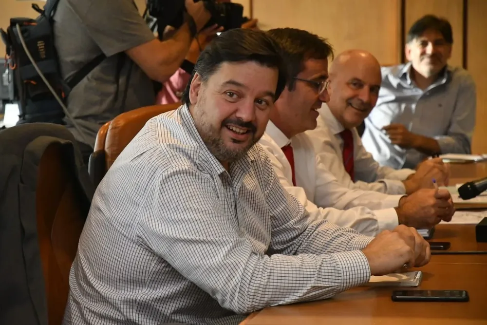 Adrián Peña en el Parlamento. Archivo