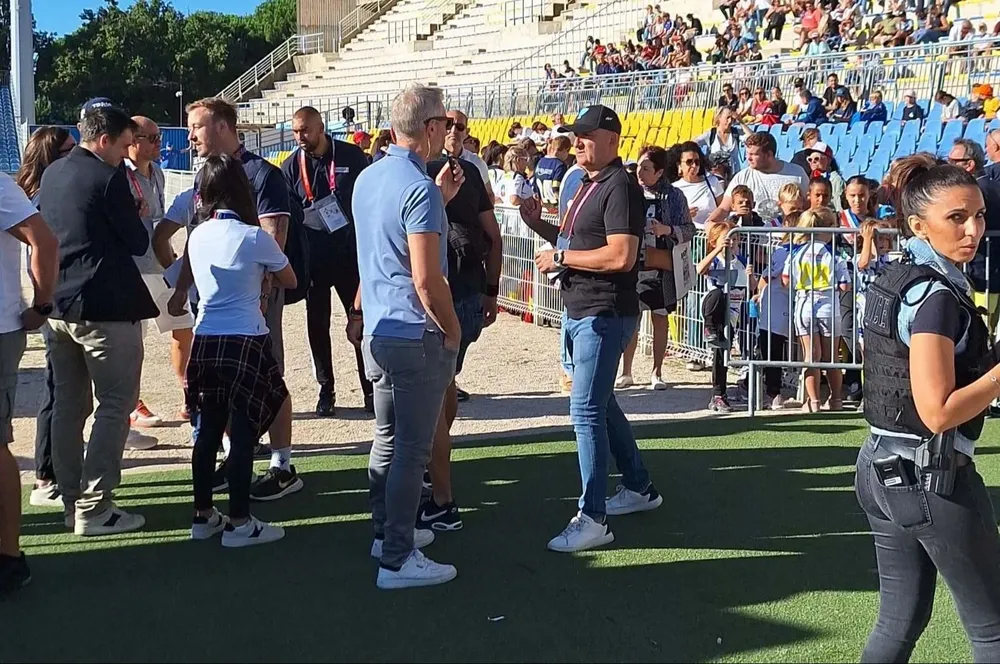 Patrice Lori, jefe de las fuerzas de seguridad que siguen a Los Teros en el Mundial de Francia