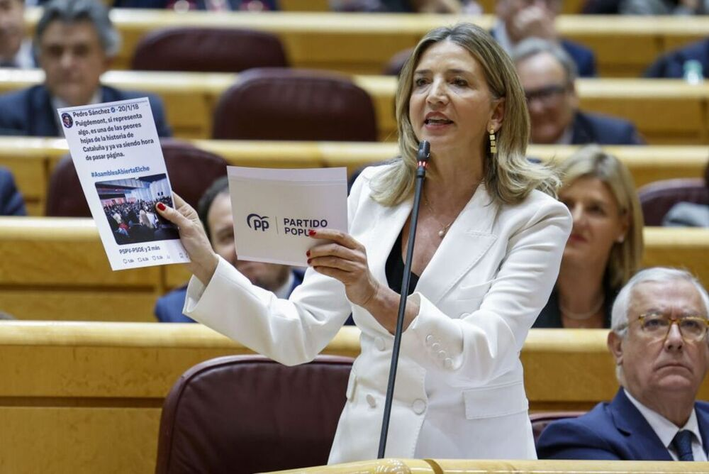 La senadora del PP Alicia García Rodríguez