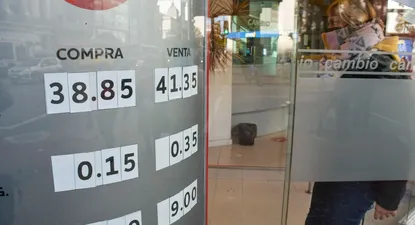 Pizarra de cambio (Foto Archivo).