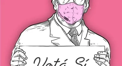 La imagen difundida por el sindicato de profesores.