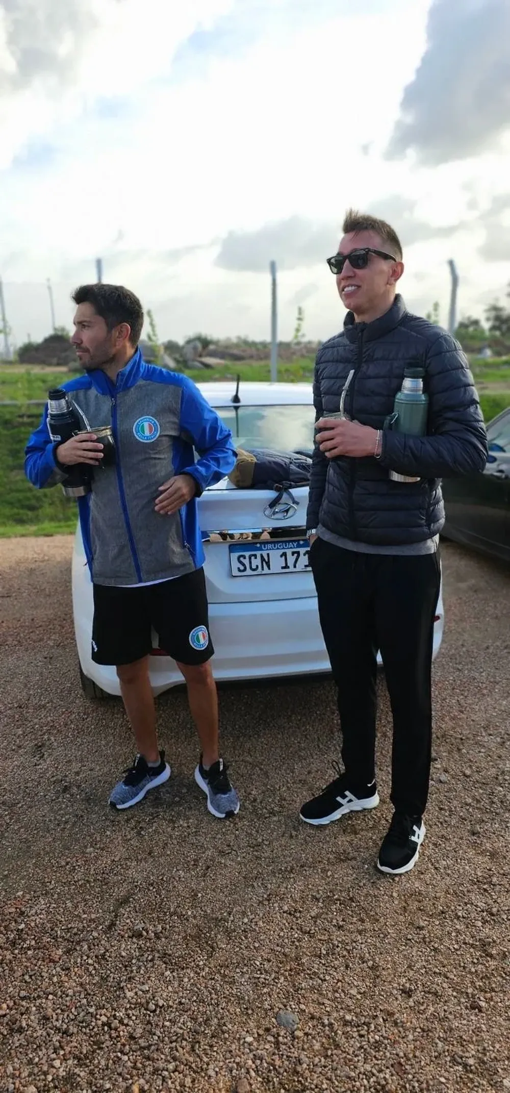 Fernando Muslera viendo a su equipo