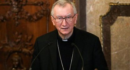 El cardenal Pietro Parolin, uno de los candidatos a suceder a Francisco