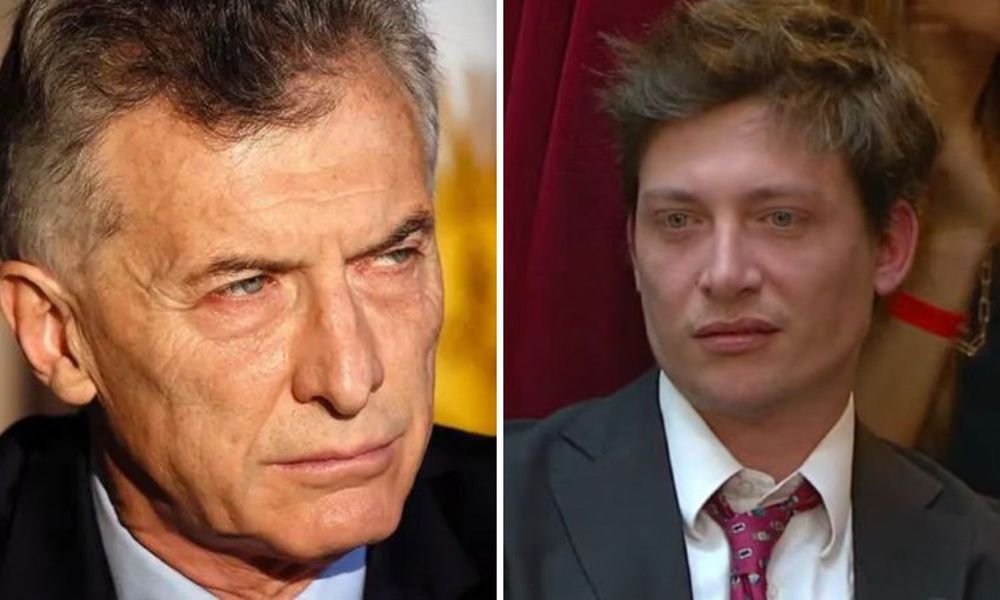 Mauricio Macri y Santiago Caputo.&nbsp;