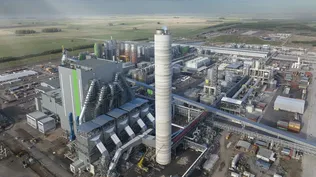 Planta de celulosa en Pueblo Centenario.