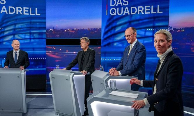 Un debate de candidatos en la previa de las elecciones legislativas en Alemania. EFE&nbsp;