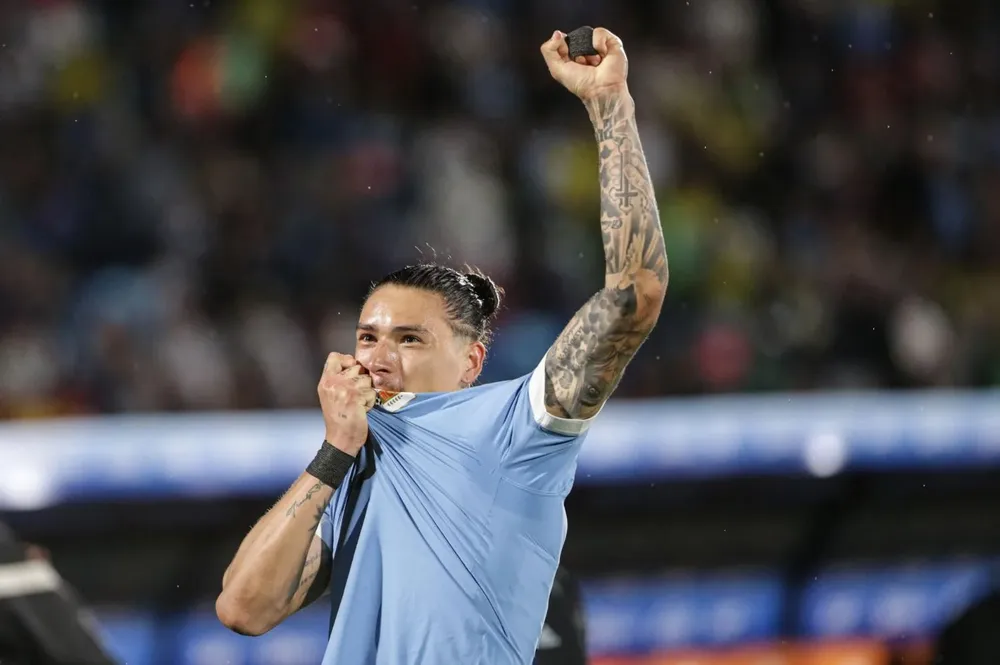 Darwin Núñez, goleador de Uruguay