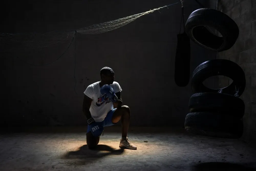 El boxeo en el módulo 6 de Punta de Rieles