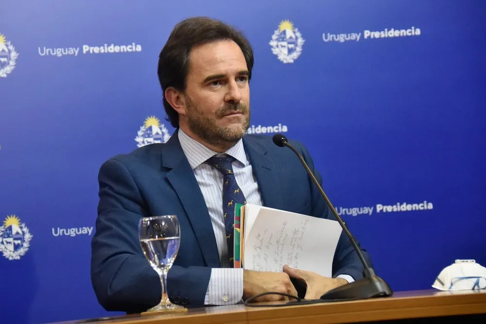 Ministro de Turismo, Germán Cardoso, en conferencia de prensa