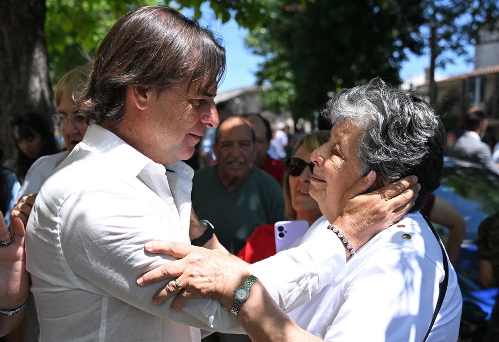 Luis Lacalle Pou durante la votación del 24 de noviembre. Archivo