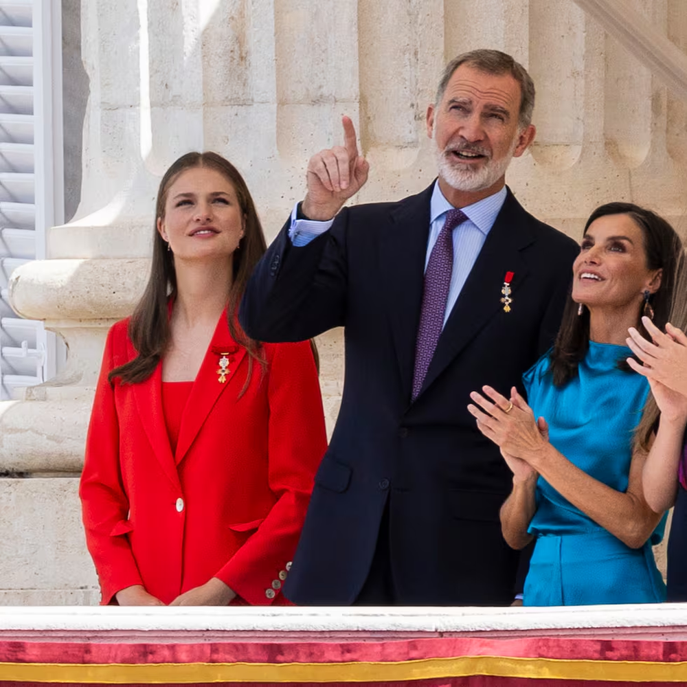 El rey de España, Felipe VI en los festejos por los 10 años de reinado