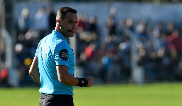 Esteban Ostojich, árbitro de Miramar vs Nacional