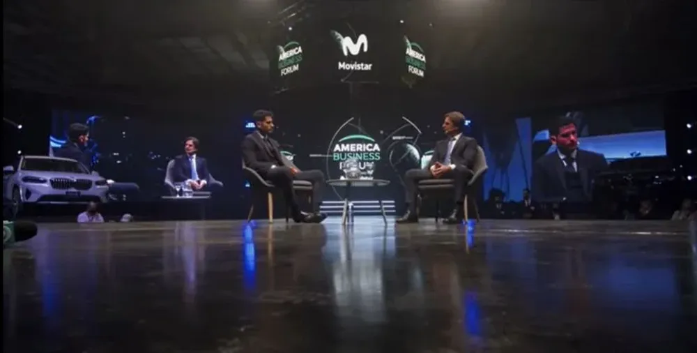 El presidente Luis Lacalle Pou fue el primero de los invitados del evento