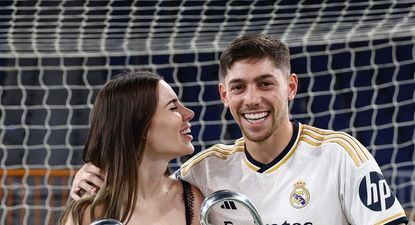 Federico Valverde y Mina Bonino