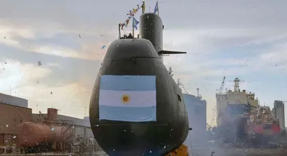 Submarino argentino ARA San Juan. 