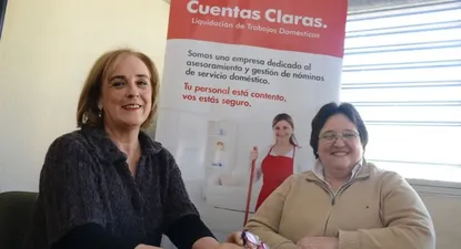 Las directoras de Cuentas Claras, María Bidault y Silvia Larrosa.