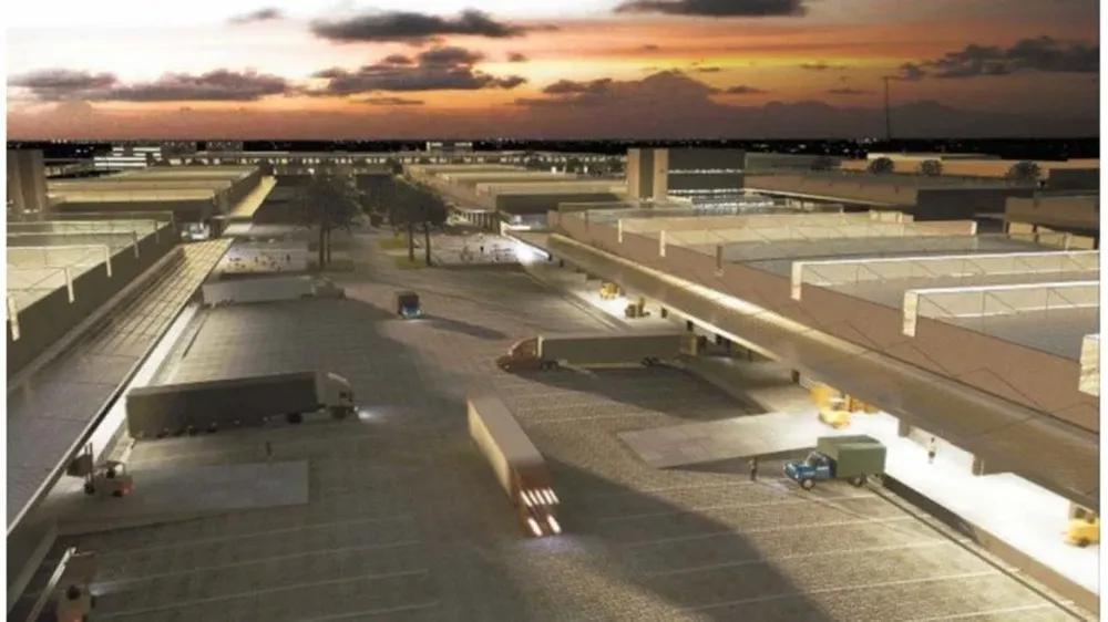 Render del Parque Agroalimentario