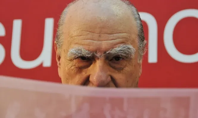 Julio Sanguinetti, el martes 6, en una reunión con otros expresidentes