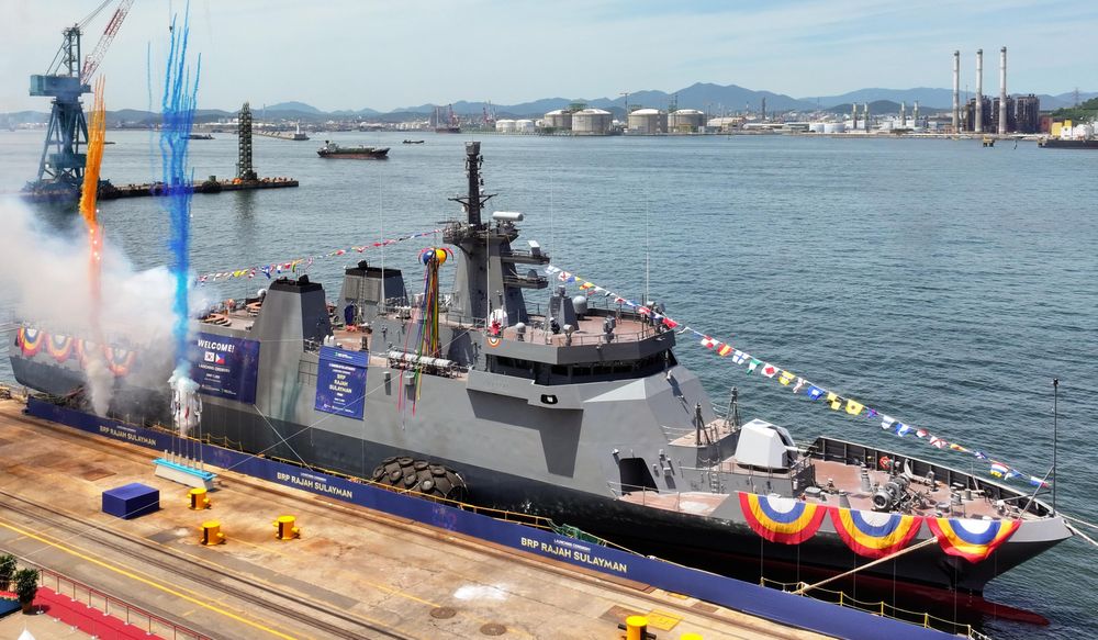 OPV entregada por Hyundai Heavy Industries para la Armada de Filipinas en febrero de 2026