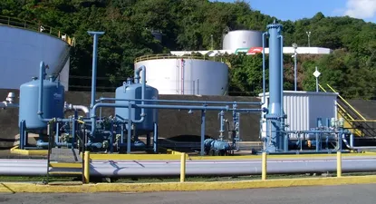 Terminal de cargas de petróleo en Puerto Rico