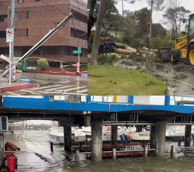 Temporal en Punta del Este