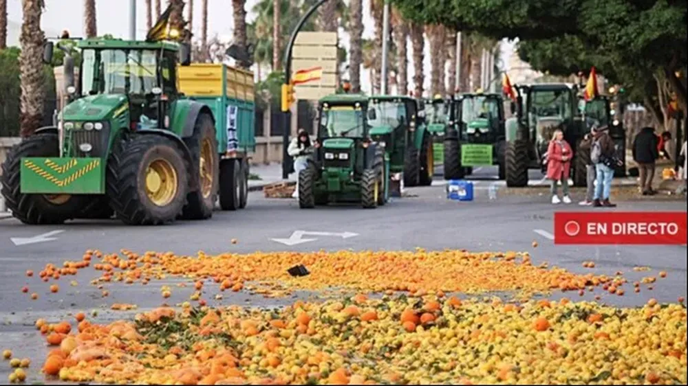 Tractorada en Sevilla